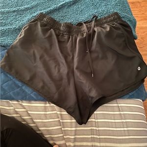 Black Running Shorts